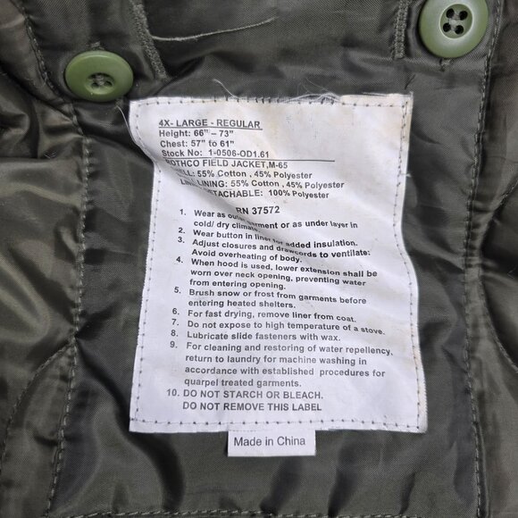 Mens Water Repellent Outer Shell Jacket With Removable Quilted Button-In Liner S - Picture 6 of 13